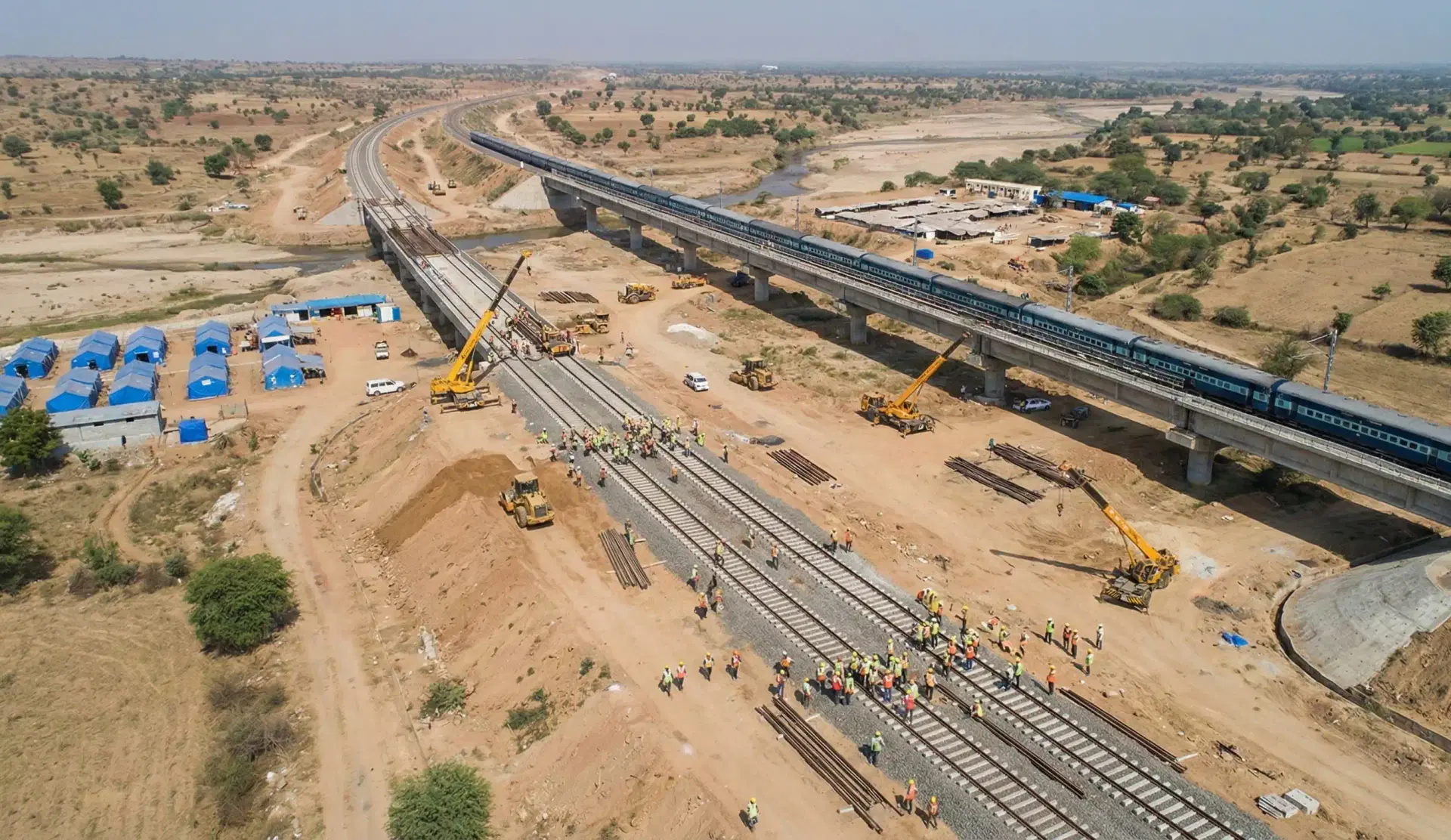 Rail & Linear Infra Rail & Linear Infra - Right-of-way monitoring, track alignment, and asset inspection. - Aerial survey and drone mapping solution